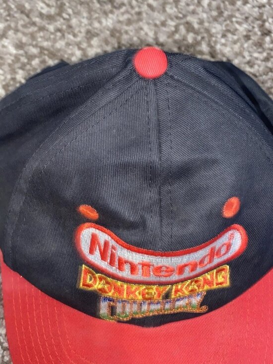 VTG 90s Nintendo Donkey Kong Country SNES Promo Snapback Hat Cap HTF main image 9